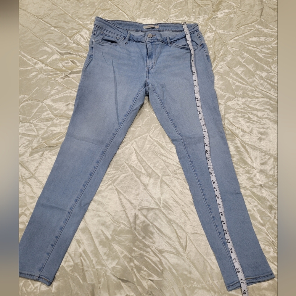 Levi's Women's Sky Blue Skinny Jeans